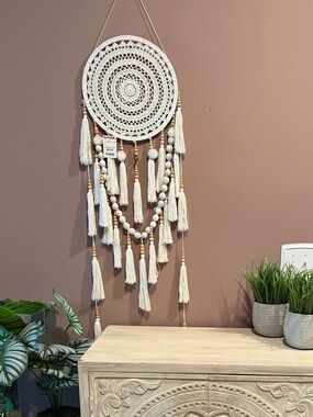 Cream Boho Dreamcatcher
